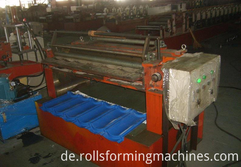 Lace Shearing Machine Lace Shearing Machine for Stone Coated Steel Roofs Product Line